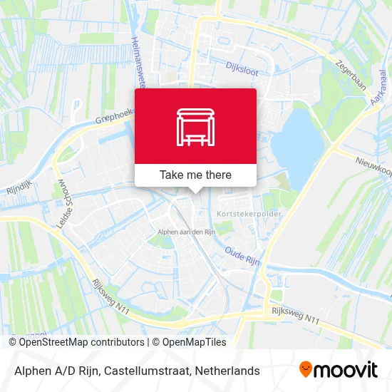Alphen A / D Rijn, Castellumstraat map