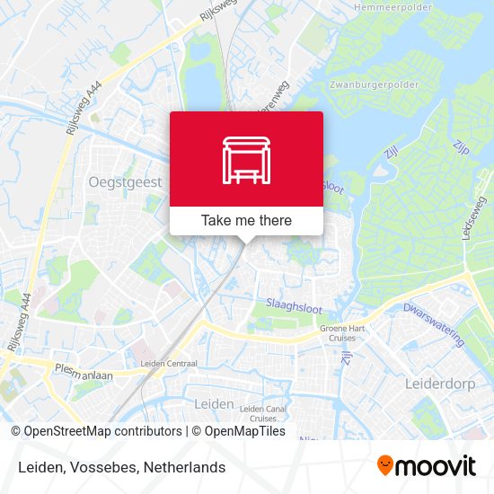 Leiden, Vossebes map