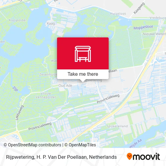 Rijpwetering, H. P. Van Der Poellaan map