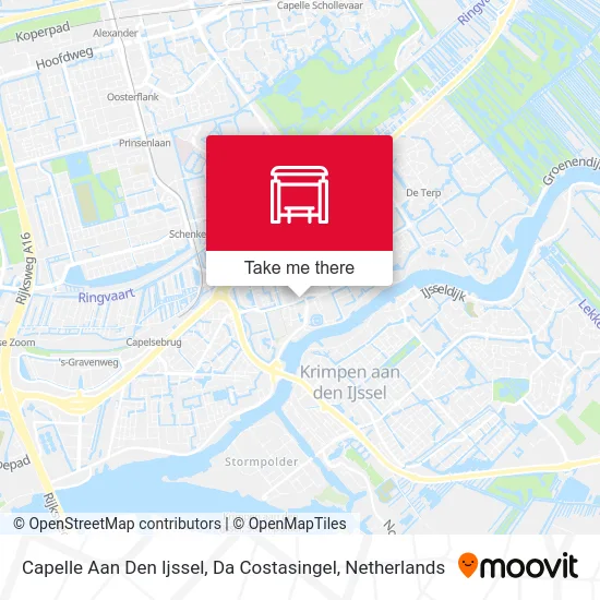 Capelle Aan Den Ijssel, Da Costasingel map