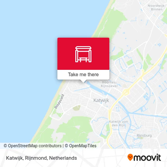 Katwijk, Rijnmond map