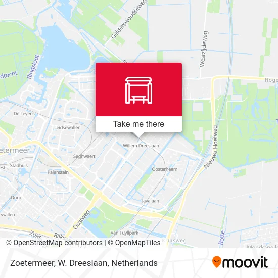 Zoetermeer, W. Dreeslaan map
