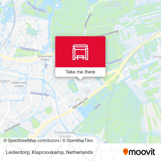 Leiderdorp, Klaprooskamp Karte