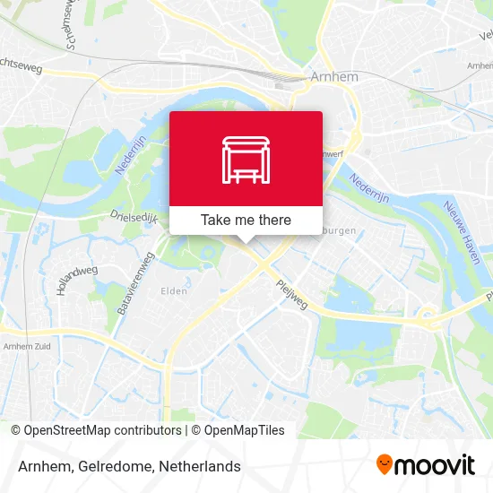 Arnhem, Gelredome map