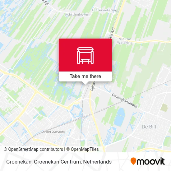 Groenekan, Groenekan Centrum Karte