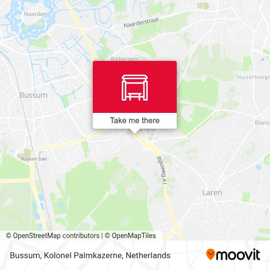 Bussum, Kolonel Palmkazerne map