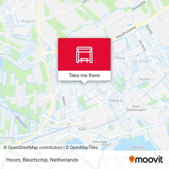 Hoorn, Beurtschip map