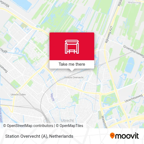 Station Overvecht (A) Karte