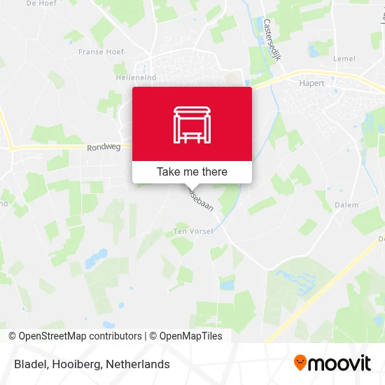 Bladel, Hooiberg Karte