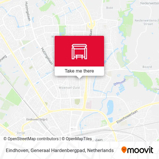 Eindhoven, Generaal Hardenbergpad map
