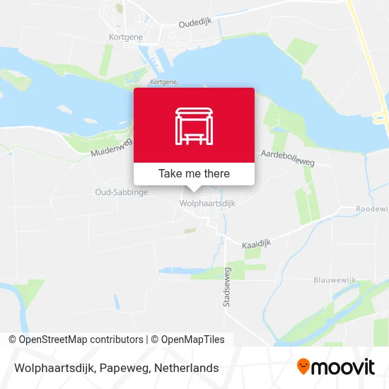 Wolphaartsdijk, Papeweg map