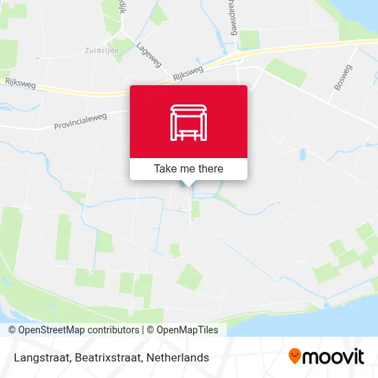 Langstraat, Beatrixstraat map