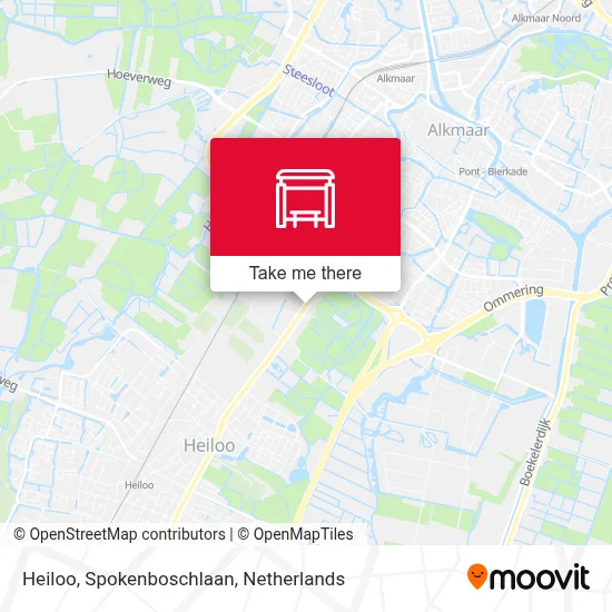 Heiloo, Spokenboschlaan map