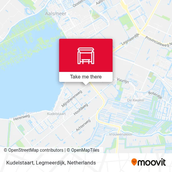 Kudelstaart, Legmeerdijk Karte