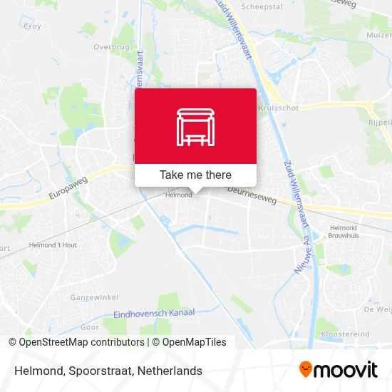 Helmond, Spoorstraat map