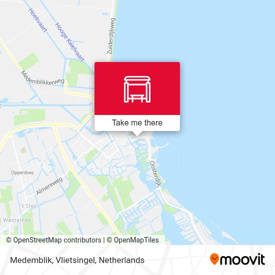 Medemblik, Vlietsingel Karte