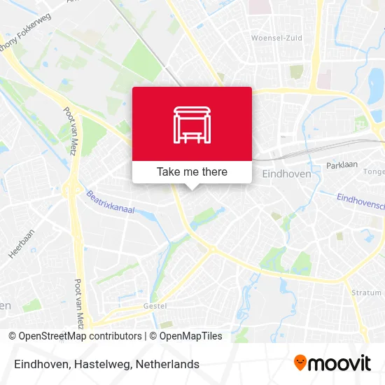 Eindhoven, Hastelweg map