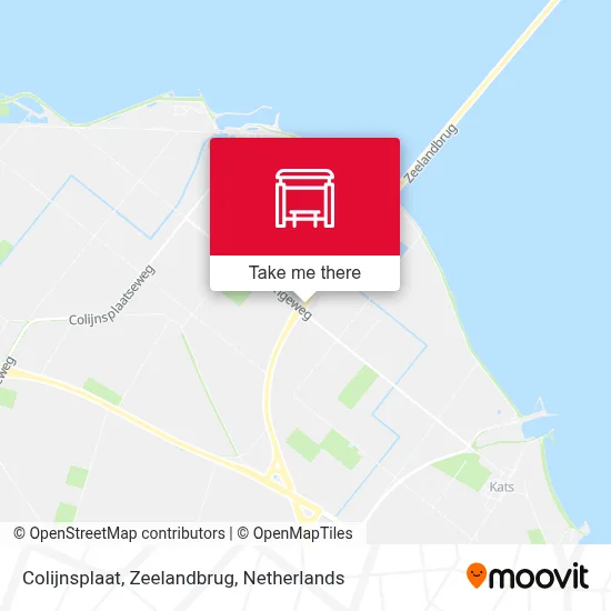 Colijnsplaat, Zeelandbrug map