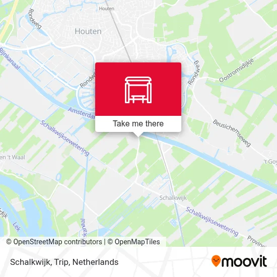 Schalkwijk, Trip map