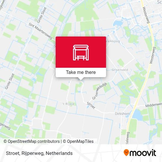 Stroet, Rijperweg Karte
