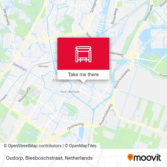 Oudorp, Biesboschstraat map