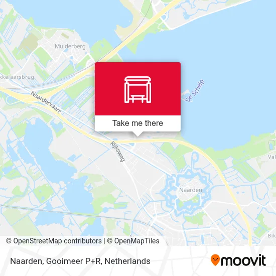 Naarden, Gooimeer P+R map