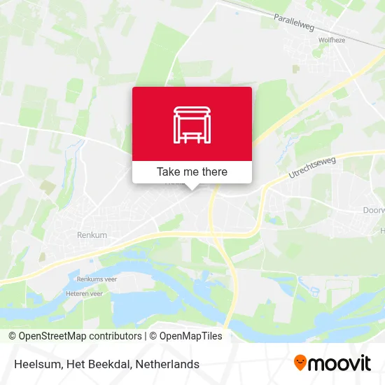 Heelsum, Het Beekdal map