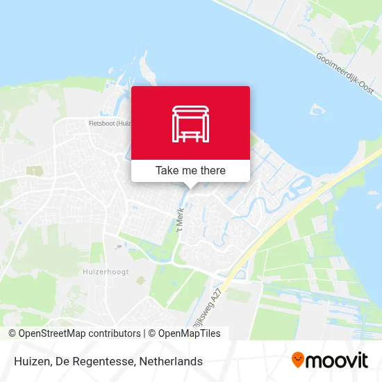Huizen, De Regentesse map