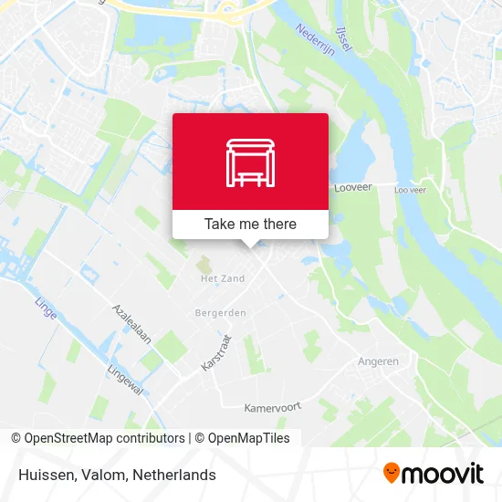 Huissen, Valom Karte