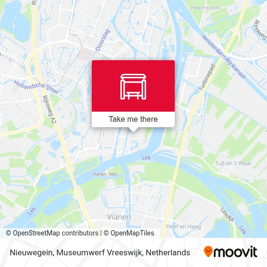 Nieuwegein, Museumwerf Vreeswijk Karte