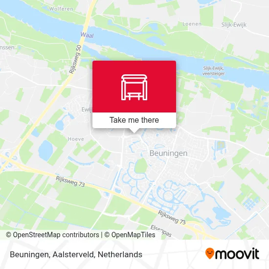 Beuningen, Aalsterveld Karte