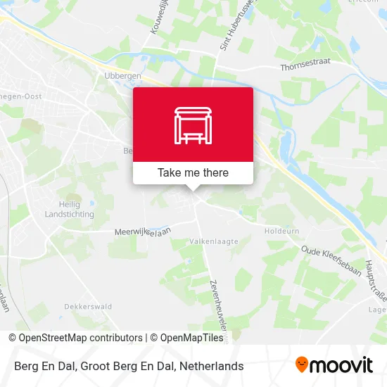 Berg En Dal, Groot Berg En Dal map