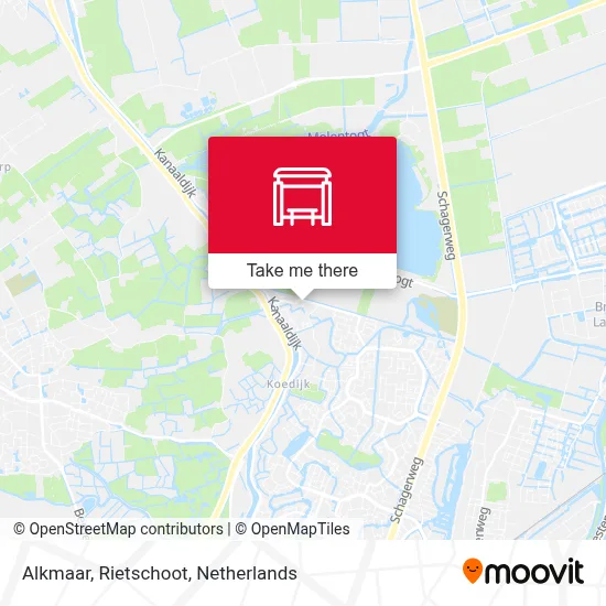 Alkmaar, Rietschoot Karte