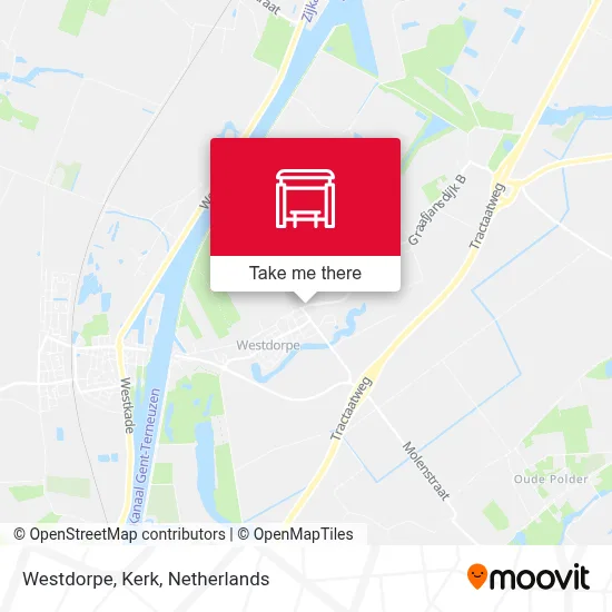 Westdorpe, Kerk Karte