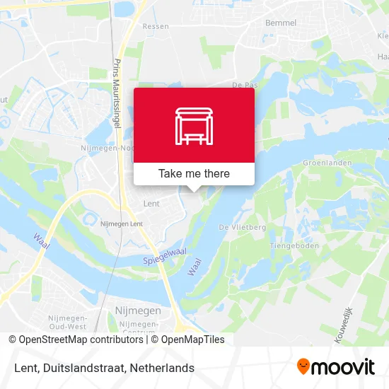 Lent, Duitslandstraat Karte