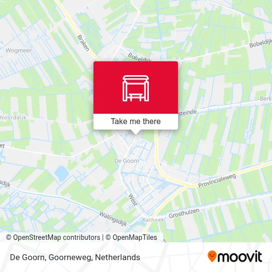 De Goorn, Goorneweg map