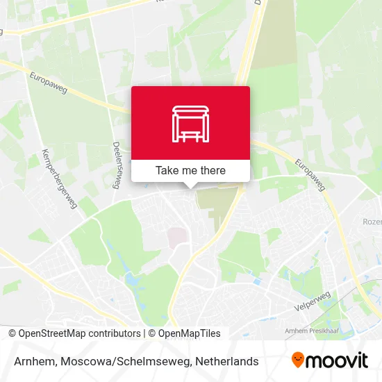Arnhem, Moscowa/Schelmseweg map