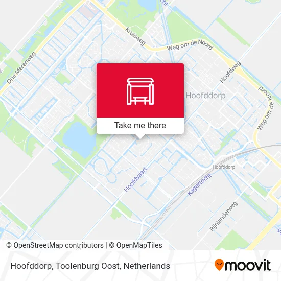 Hoofddorp, Toolenburg Oost map