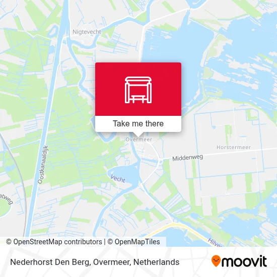 Nederhorst Den Berg, Overmeer Karte