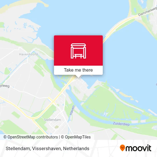 Stellendam, Vissershaven map