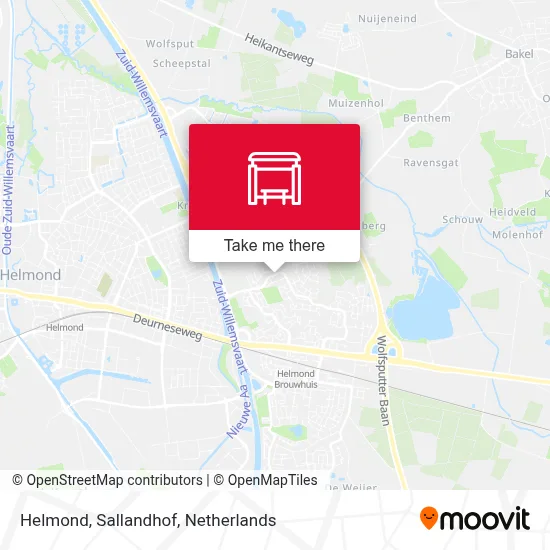 Helmond, Sallandhof Karte