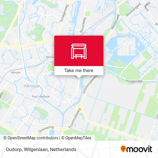 Oudorp, Wilgenlaan Karte