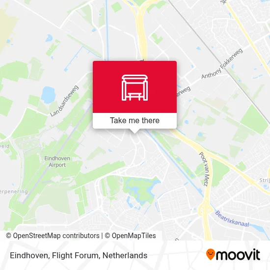 Eindhoven, Flight Forum map