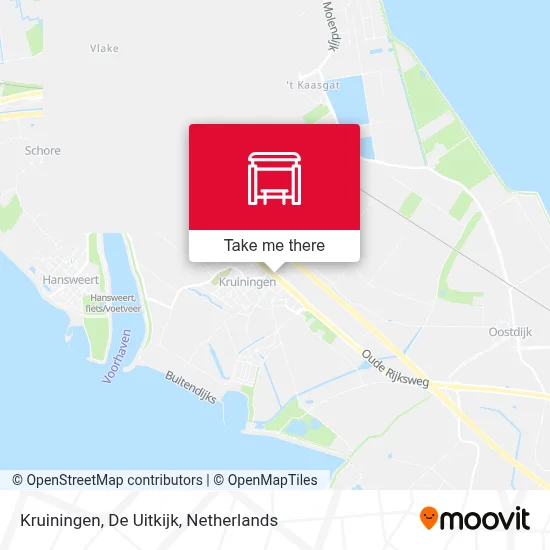 Kruiningen, De Uitkijk Karte