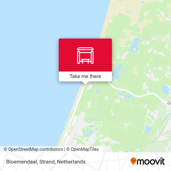 Bloemendaal, Strand Karte