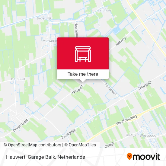 Hauwert, Garage Balk map