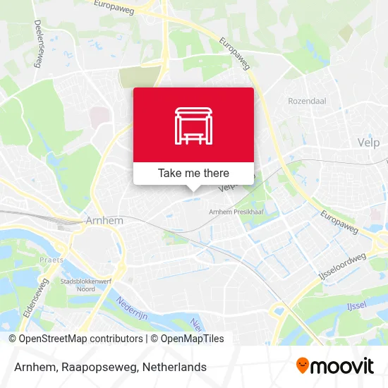 Arnhem, Raapopseweg map