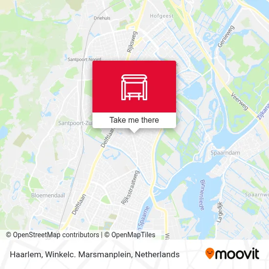 Haarlem, Winkelc. Marsmanplein map