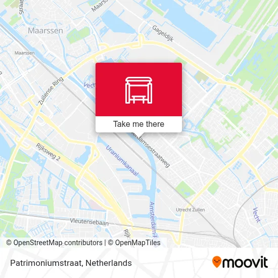 Patrimoniumstraat Karte