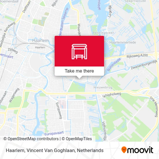 Haarlem, Vincent Van Goghlaan map